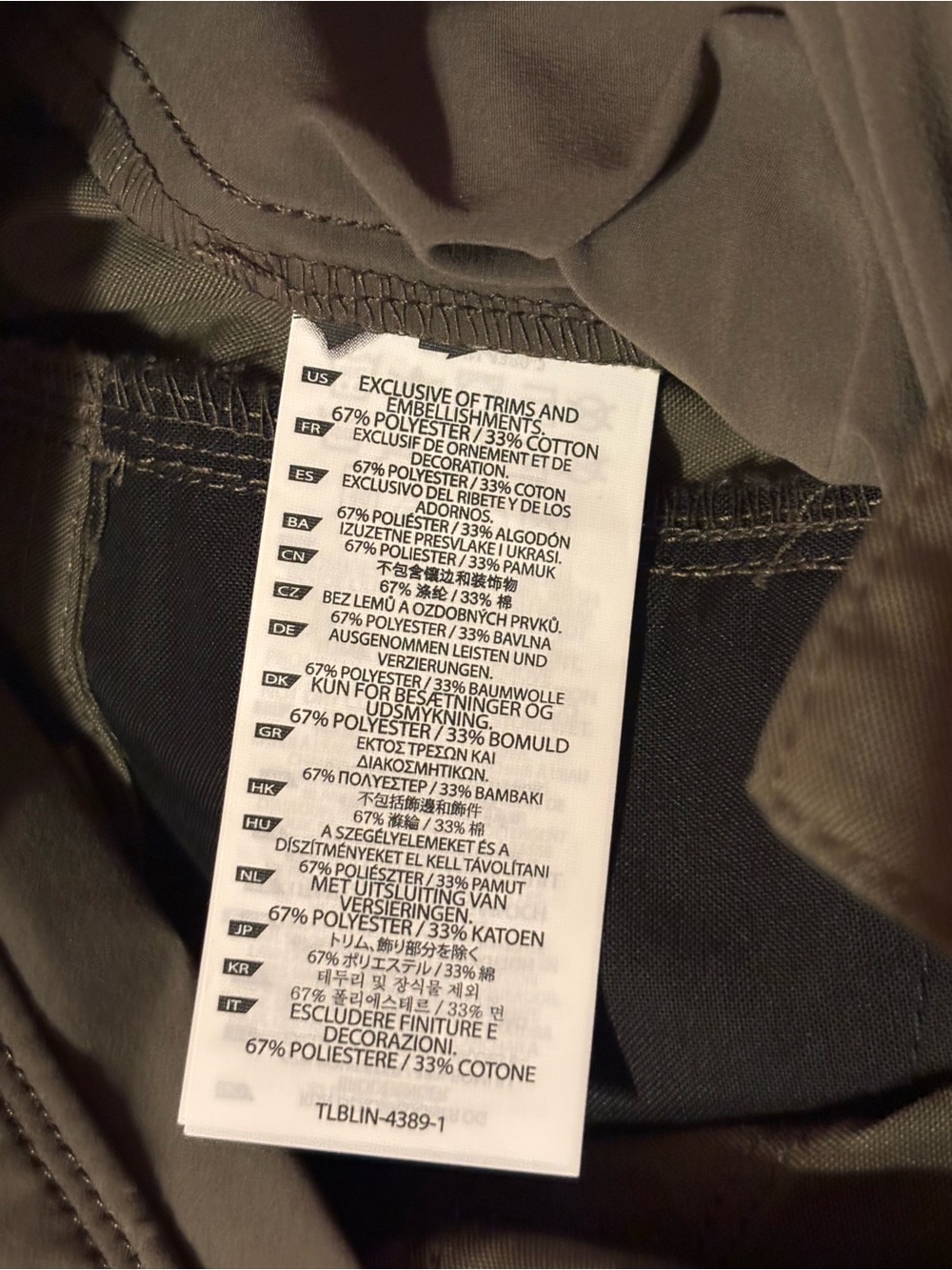 5.11 Tactical Men's Olive Pants with Reinforced Pockets - Picture 9 of 9